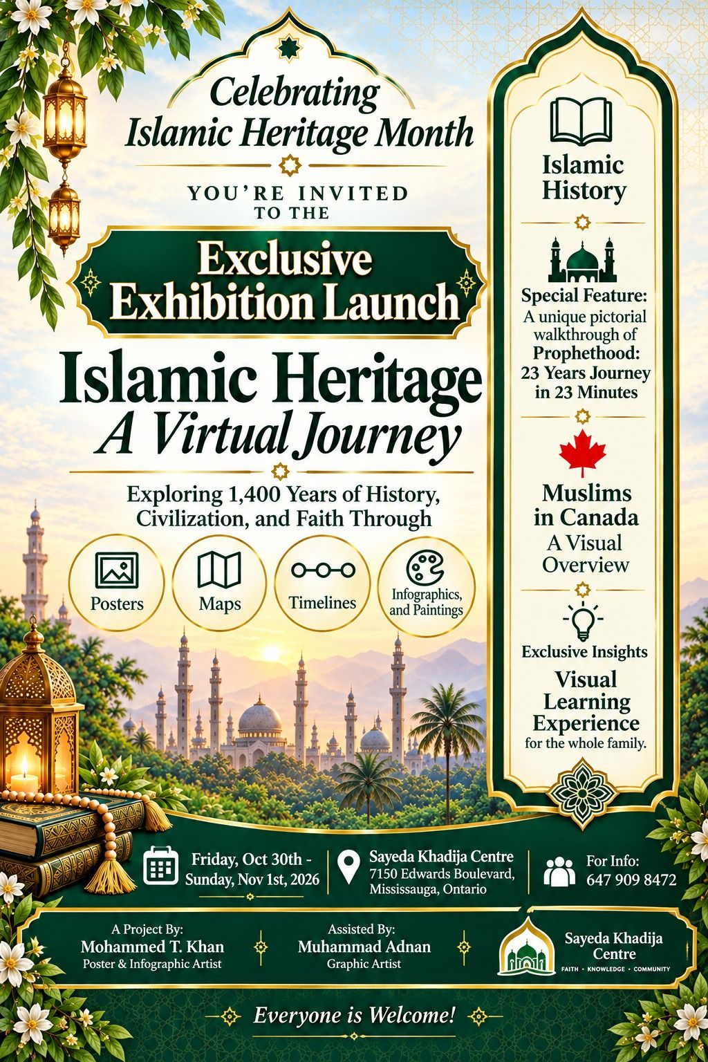 Islamic Heritage: A Virtual Journey event flyer